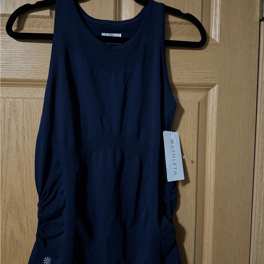 Athleta Dark Blue Sleeveless Top